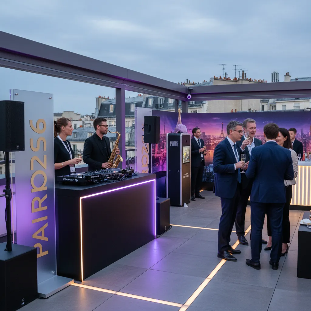 Animation musicale pour un cocktail networking à Paris
